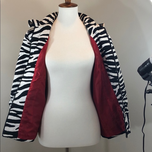 Chico’s Zebra linen-look blazer - Picture 4 of 7